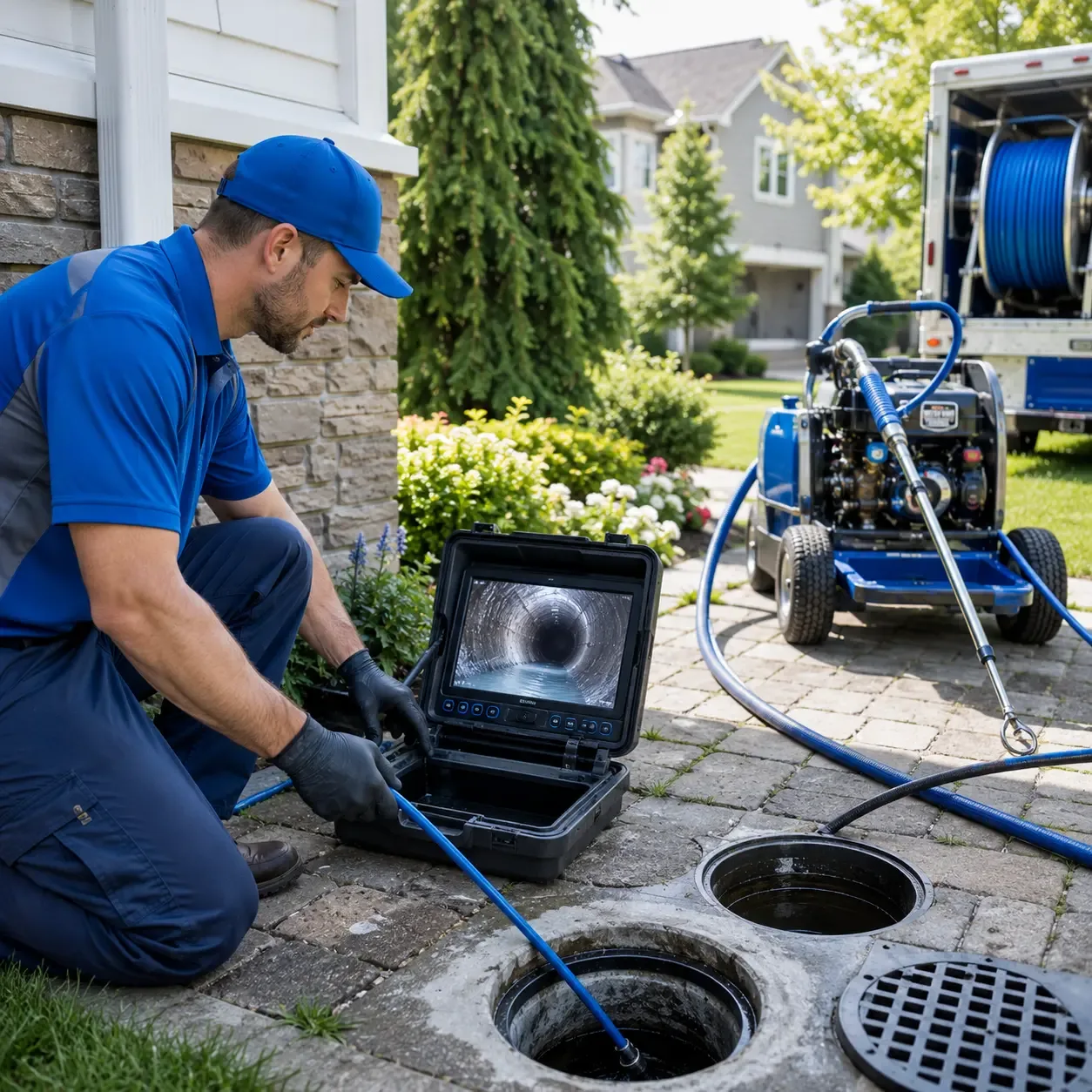 Outdoor drain cleaning professionals serving Log Lane Village, CO